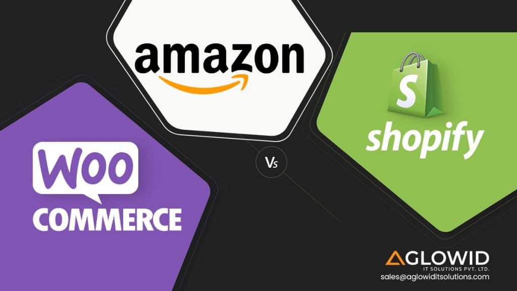 E-commerce Giants Compared Amazon vs. Shopify vs. WooCommerce - Which Platform Delivers?