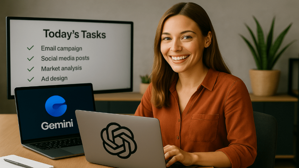 Gemini Chatbot and ChatGPT Upgrade My Marketing Workday - I Now Finish Tasks Twice as Fast
