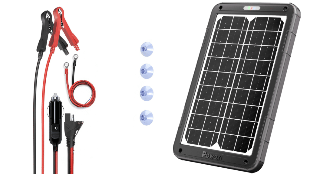 Harness the Sun Why the POWOXI Solar Car Battery Charger is a Smart Investment