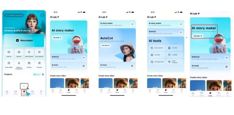 AI Lab: Your Shortcut to Quick and Professional Video Edits