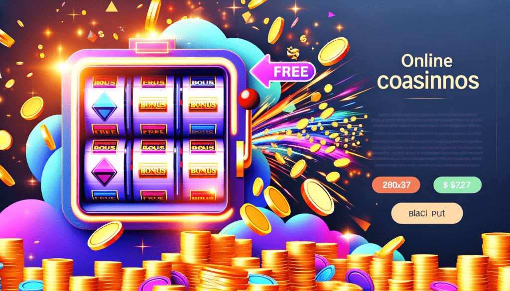 Online casino slot machine with free credit bonus for new players