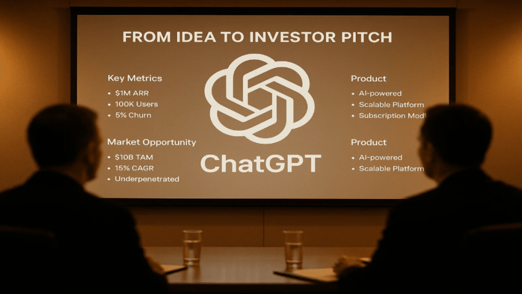From Idea to Investor Pitch – ChatGPT Did It in One Week