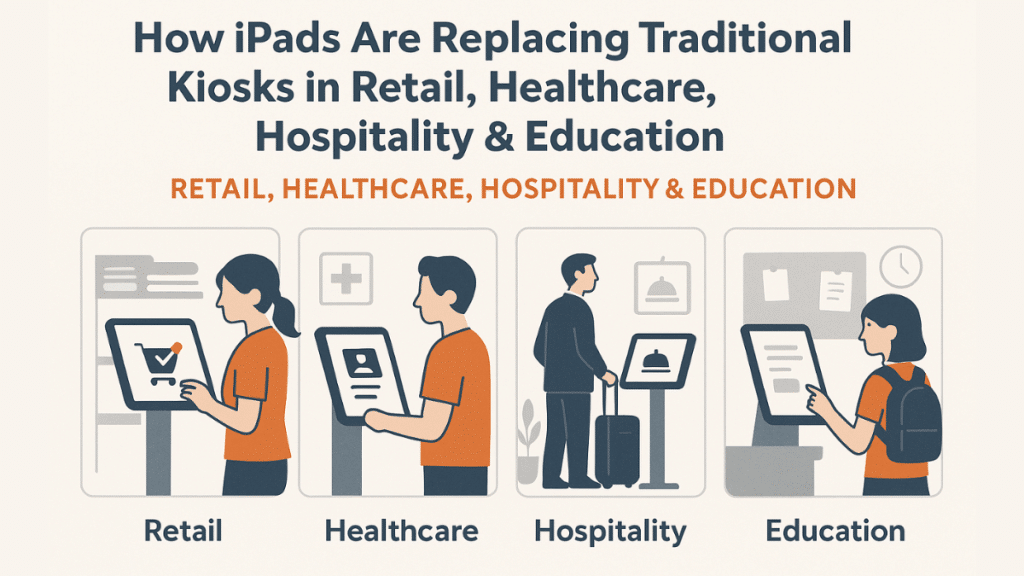 How iPads Are Replacing Traditional Kiosks in Retail, Healthcare, Hospitality & Education