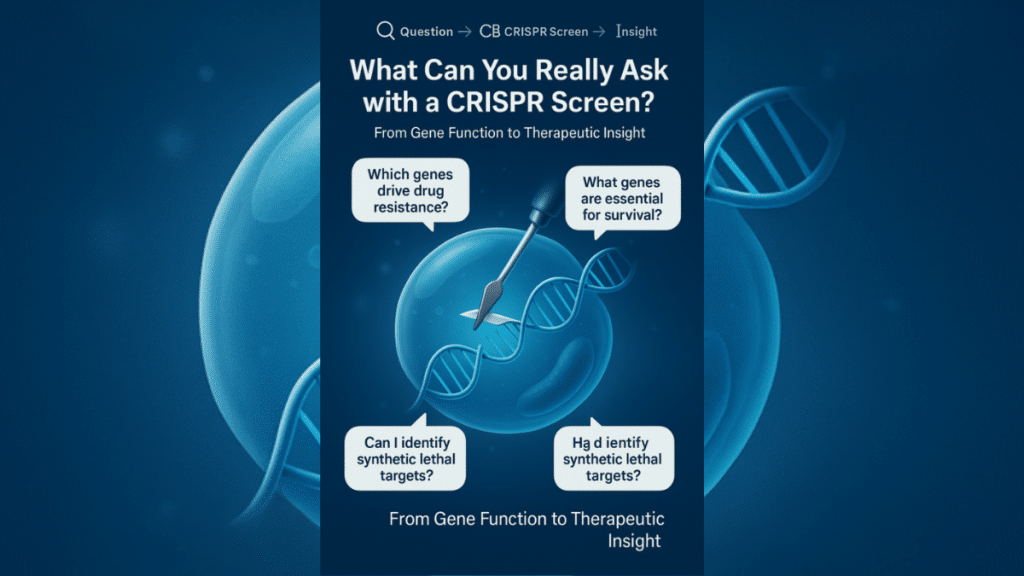 Research Questions You Can Answer with a CRISPR Screen