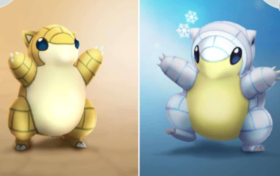 Shiny Alolan Sandshrew: Sandshrew in Pokémon Go