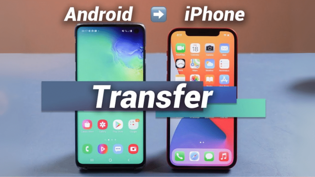 transfer data from android to iphone