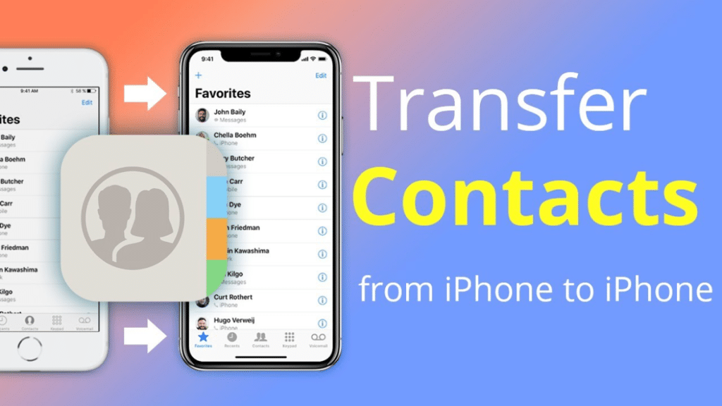 contacts transfer to new iphone