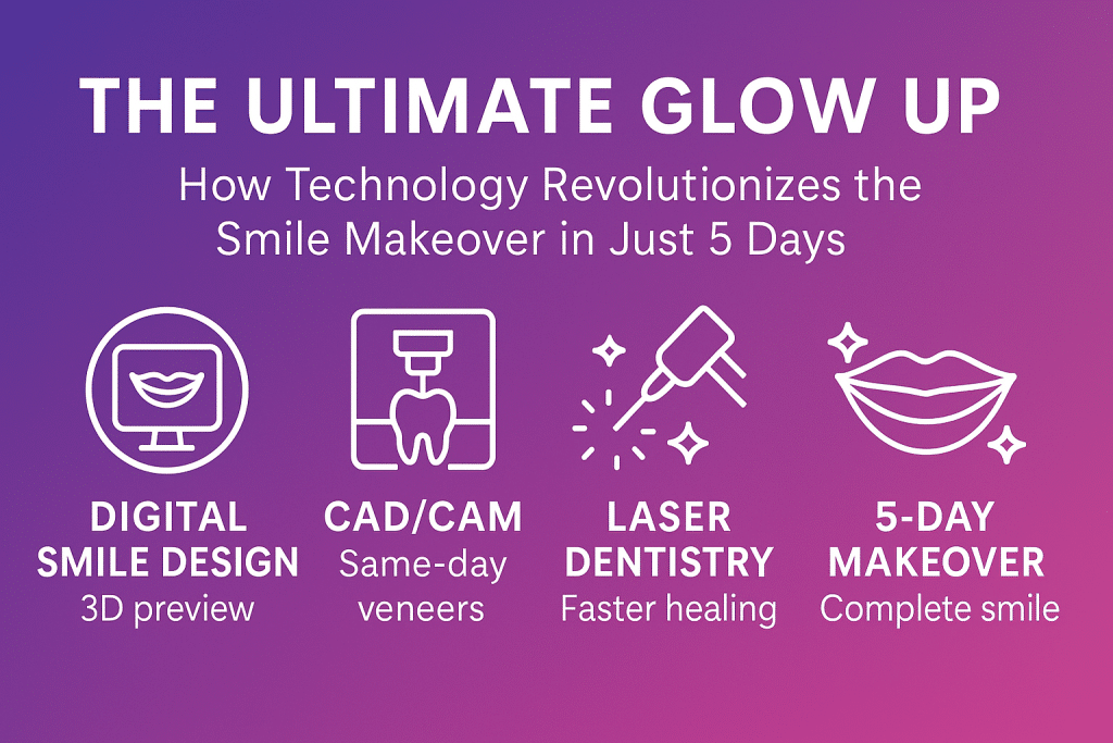 Image 1 of he Ultimate Glow Up: How Technology Revolutionizes the Smile Makeover in Just 5 Days
