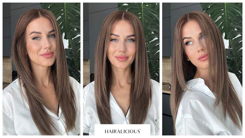 Lace top wig on display showcasing natural hairline and realistic scalp appearance