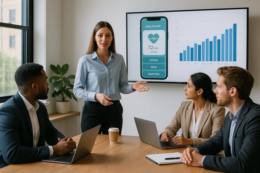 Healthcare app development proven results: top firms' case studies with app UI and analytics