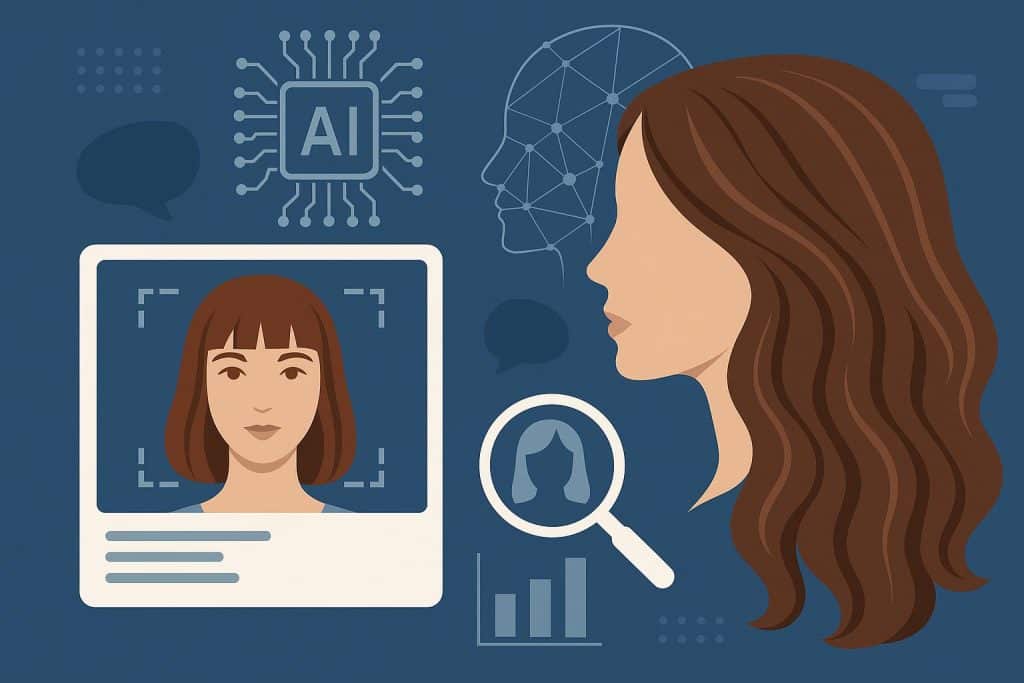 AI-powered hairstyling and facial analysis tools showcased by RightHair.ai for style transformation