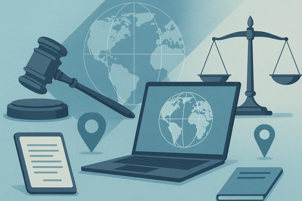 Global law firm adopting digital-first technology for international legal practice expansion