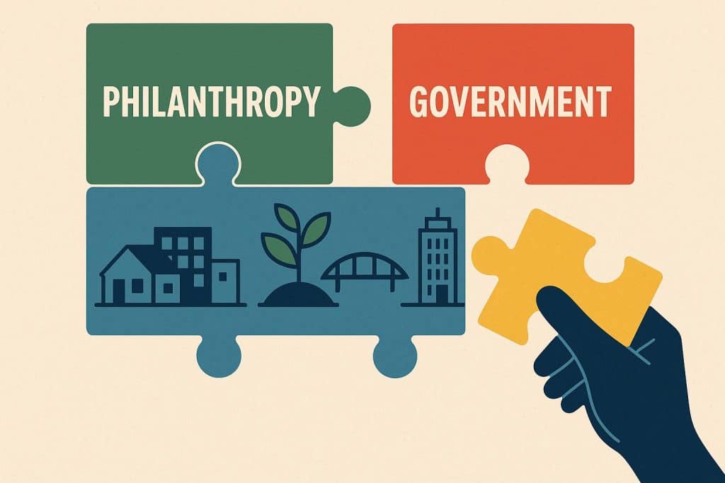 Corporate and government collaboration for sustainable community development initiatives
