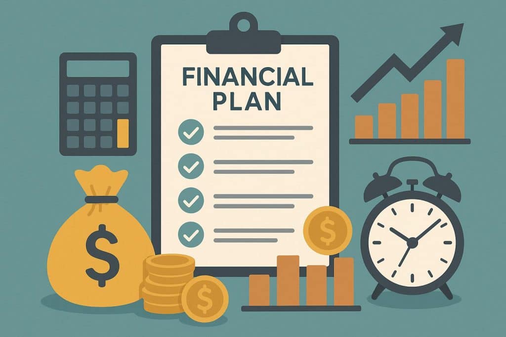 Financial planning essentials: budgeting, saving, emergency fund, and retirement strategy tools
