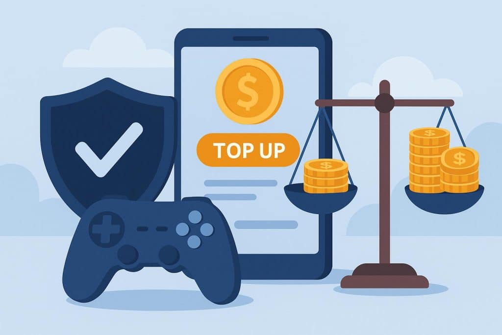 Smart gamer top up options showcasing secure payment, best value, and easy convenience