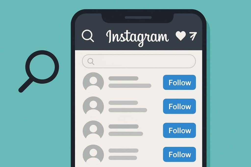 Instagram interface showing recent follows and follower lists for tracking account activity