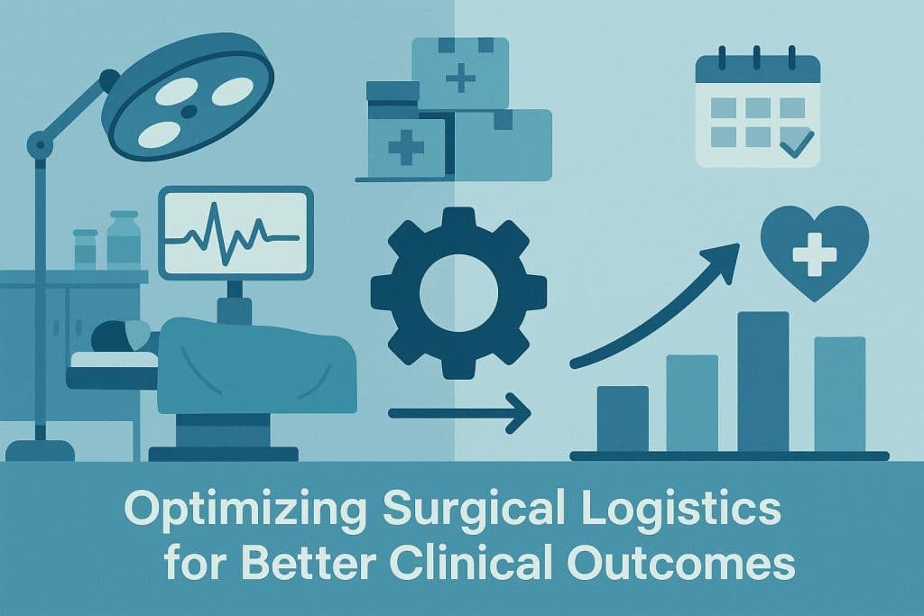 Modern surgical logistics system improving hospital efficiency and clinical patient outcomes