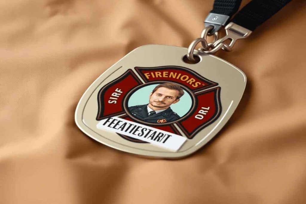 Image 1 of Best Design and Information Tips for a Professional Custom Firefighter ID Badge