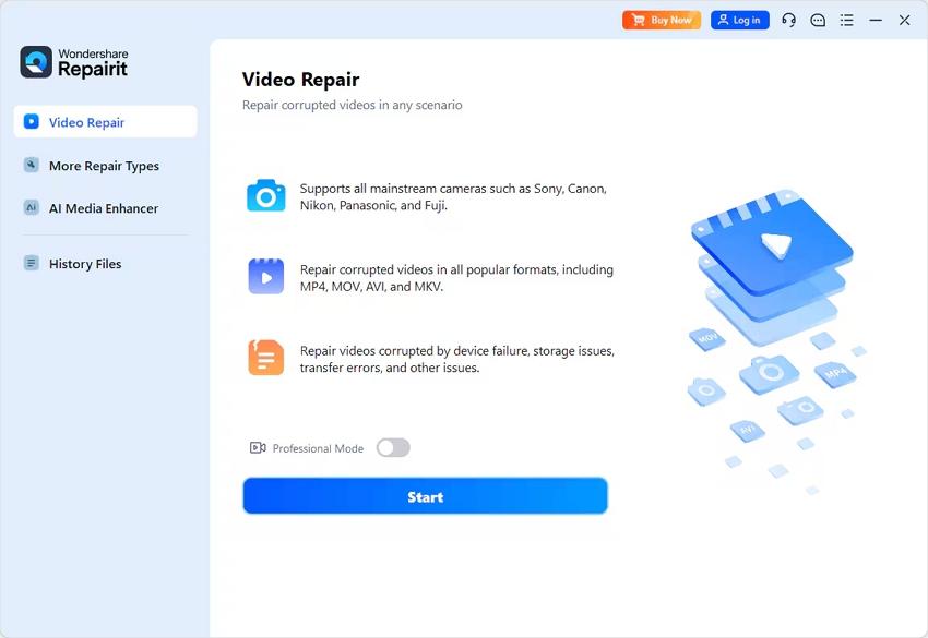 import corrupt video