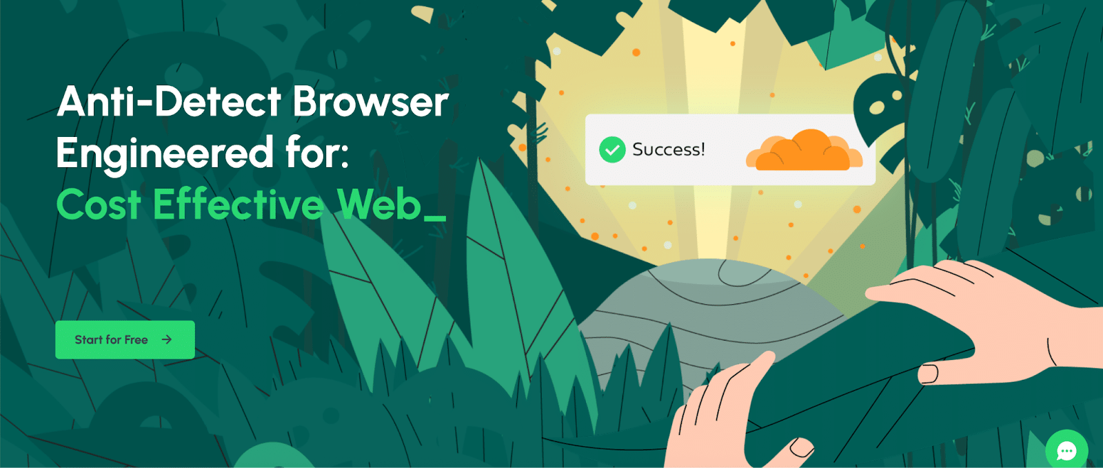 Kameleo anti detect browser homepage