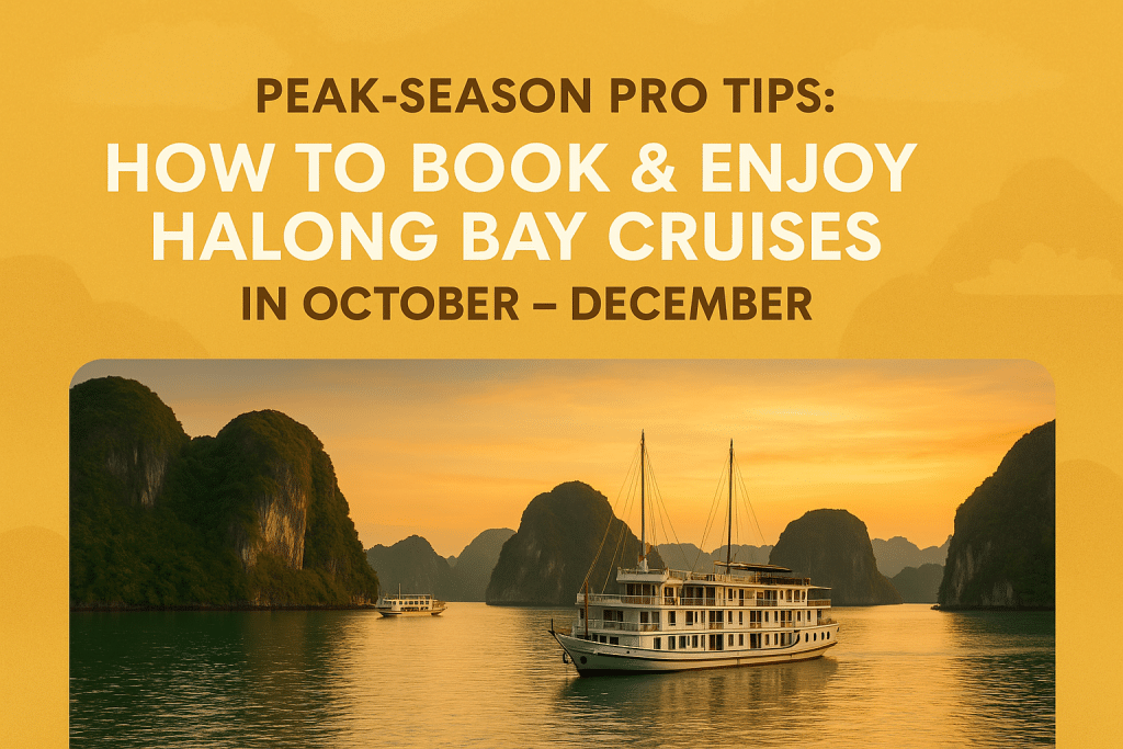 Peak-Season Pro Tips: How to Book & Enjoy Halong Bay Cruises in October - December