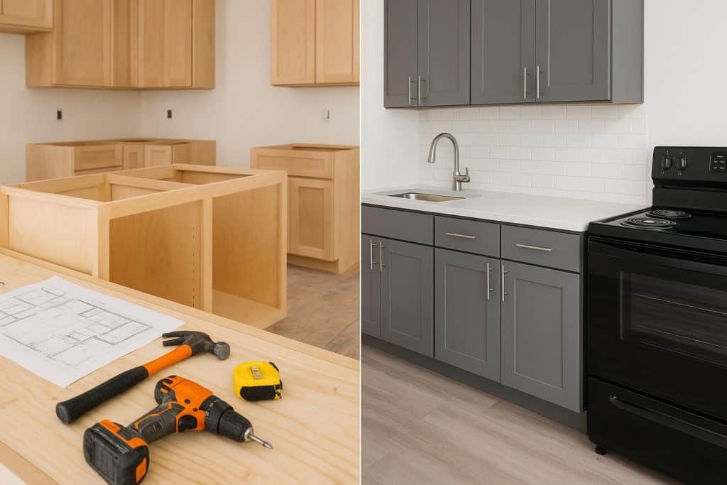 Modern kitchen showcasing personalized cabinetry and unique fixtures highlighting custom renovation benefits