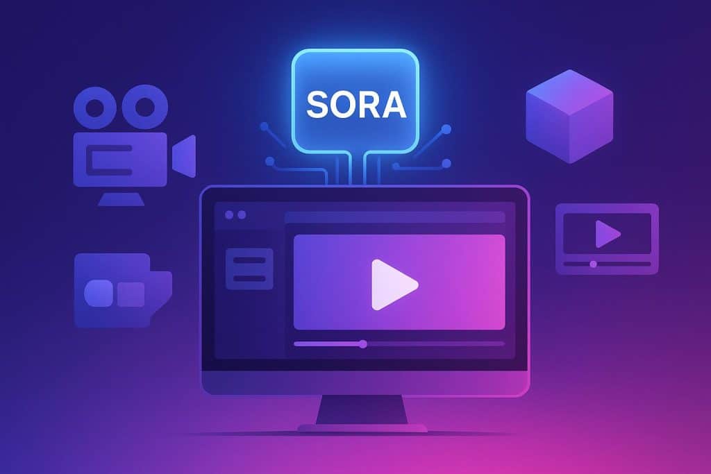 Sora 2 AI video generator interface showcasing advanced content creation tools for strategy transformation
