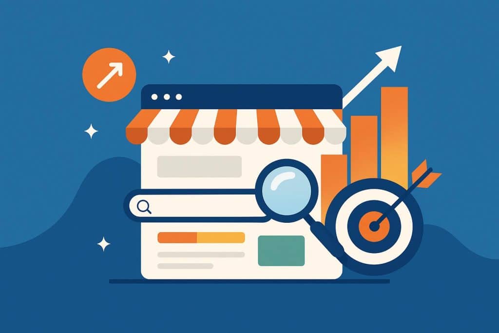 Digital marketplace competition with targeted marketing and enhanced online brand visibility