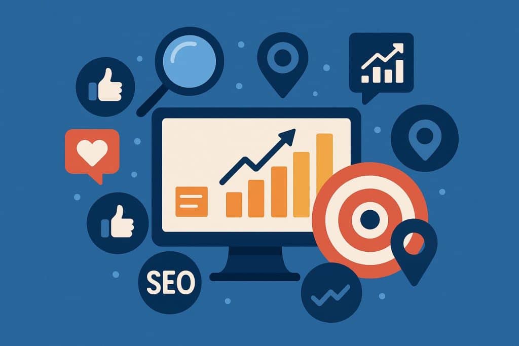 Digital marketing strategy connecting UK businesses with target audiences for increased visibility
