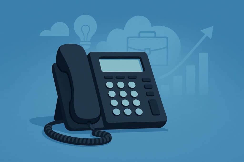 Modern business phone system setup for startups and solopreneurs enhancing communication efficiency
