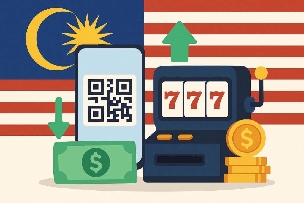 QRPay44 digital payment interface streamlining online game deposits and withdrawals in Malaysia