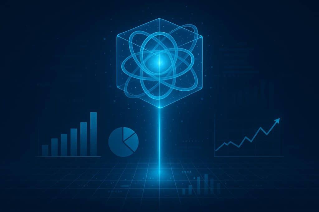 Quantum data visualizations transforming business decision-making processes and analytics charts