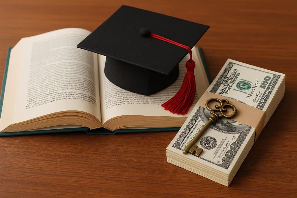Scholarships, grants, and student loans supporting access to higher education opportunities