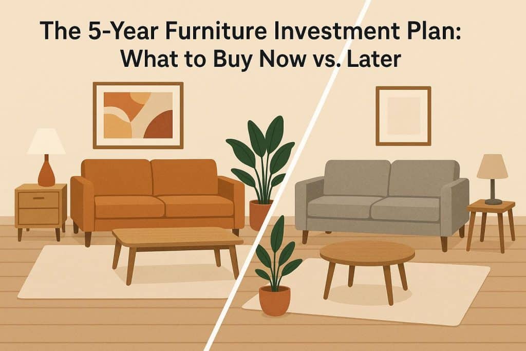 Modern living room showcasing durable furniture pieces ideal for long-term investment decisions