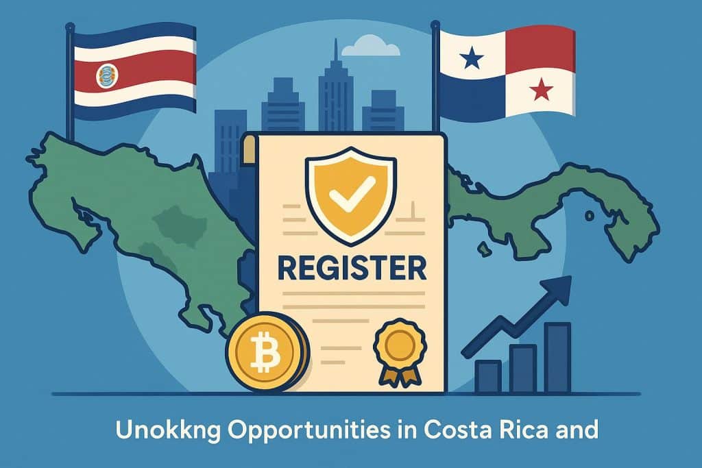 VASP company registration process in Costa Rica and Panama with business and legal elements