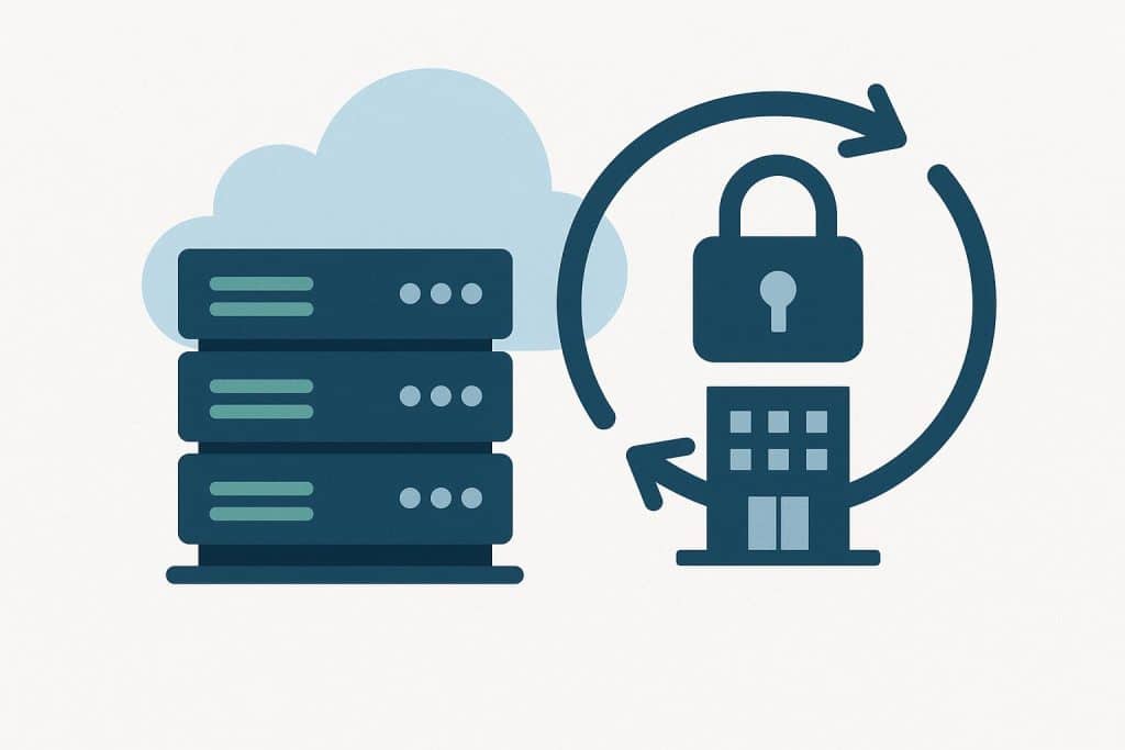 Secure data servers ensuring uninterrupted business operations and reliable storage solutions
