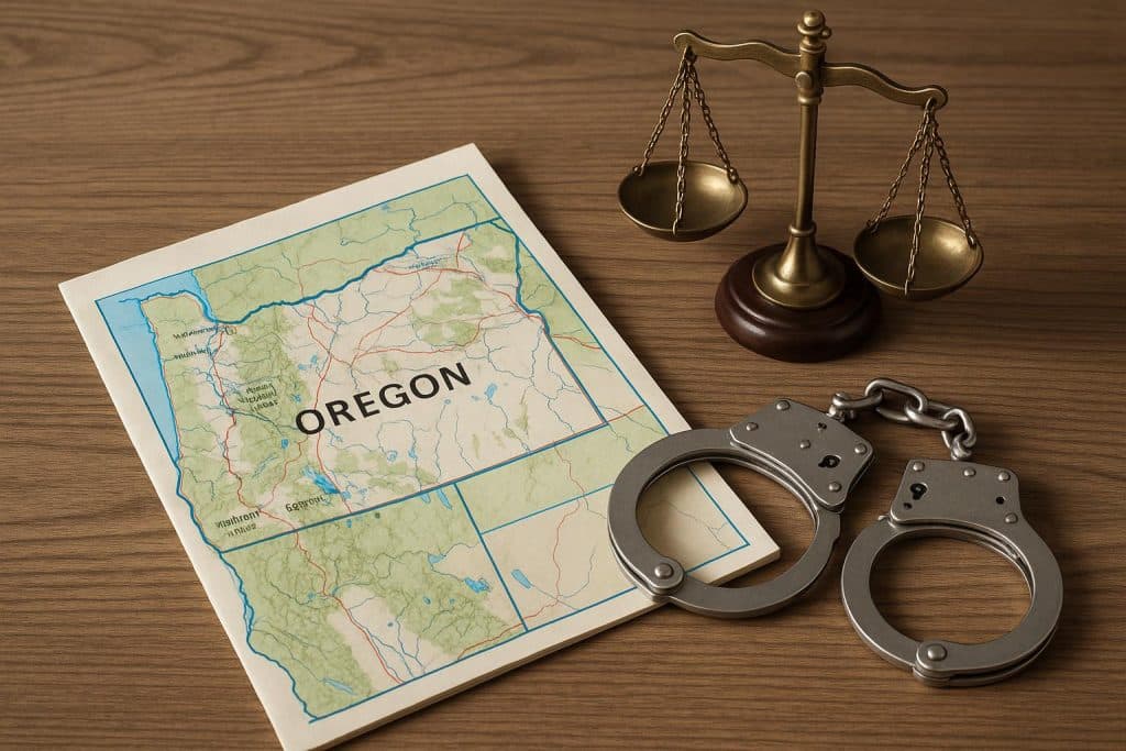 Understanding Your Rights: What to Do If You’re Questioned by Police in Oregon Police officer talking to driver during traffic stop in Oregon, legal rights and procedures