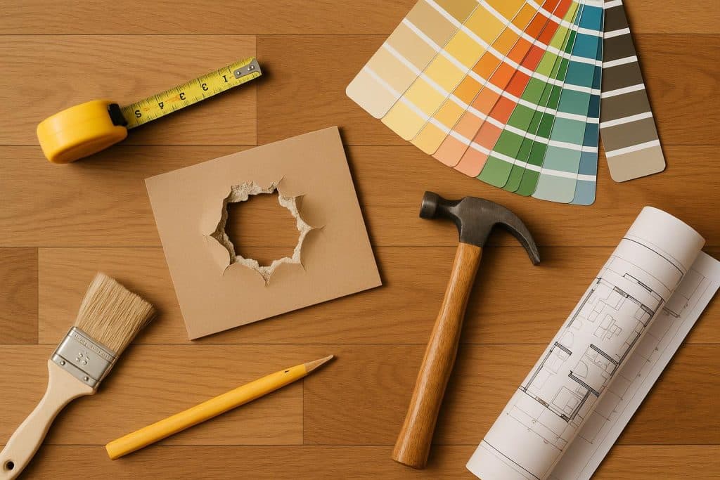 Timeless Advice on Avoiding Home Renovation Pitfalls Renovated living room showcasing smart design choices and solutions to common renovation mistakes