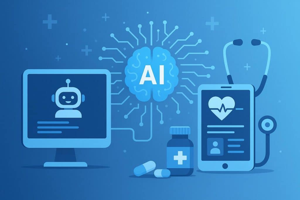 Healthcare AI agent analyzing patient data to enhance medical treatment and diagnosis efficiency