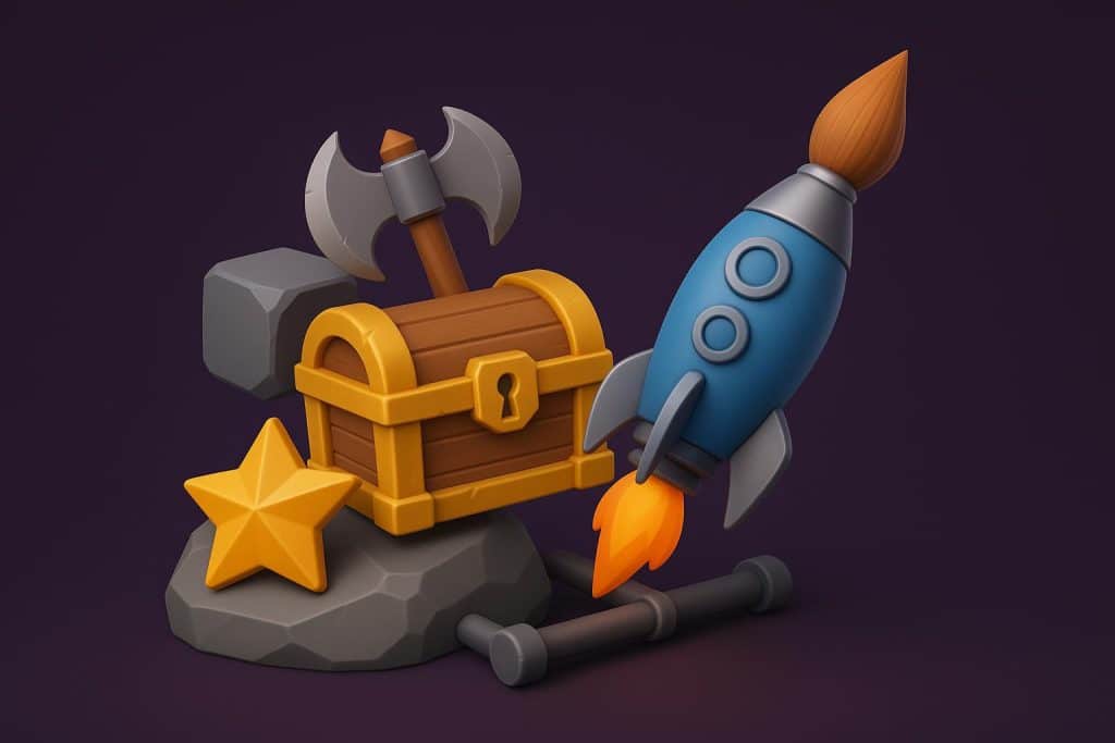 RocketBrush – 3D Game Art Studio for Professional Assets 3D game assets created by RocketBrush studio for professional game development projects