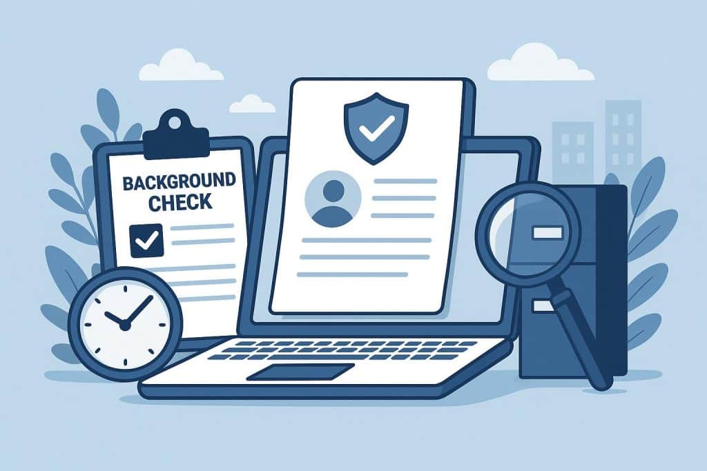 Best Background Check Company for Recruiting Firms in 2025: Top Picks for Speed and Reliability Modern background check dashboard on laptop, highlighting speed and reliability for recruiters