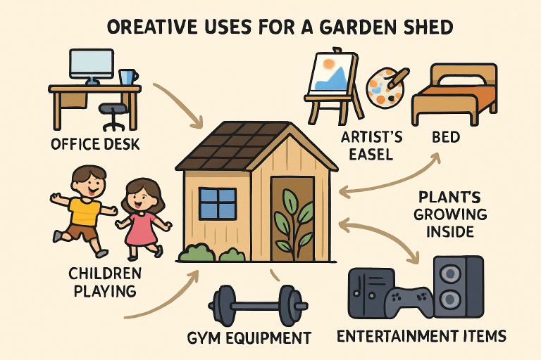 Creative Uses for Garden Sheds Image 1 of Creative Uses for Garden Sheds
