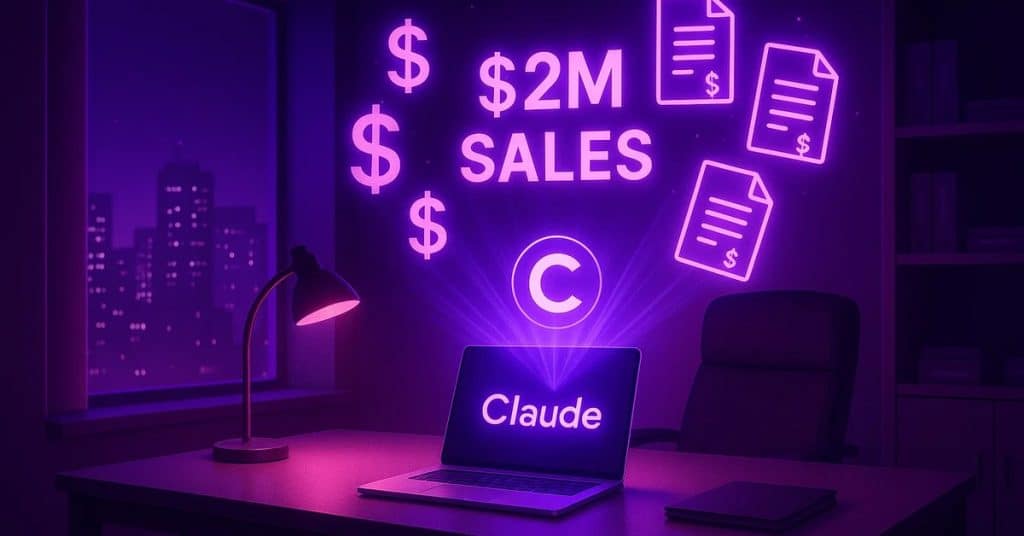 Image 1 of Claude Left Running on My Work Laptop Closed $2M in Sales Overnight