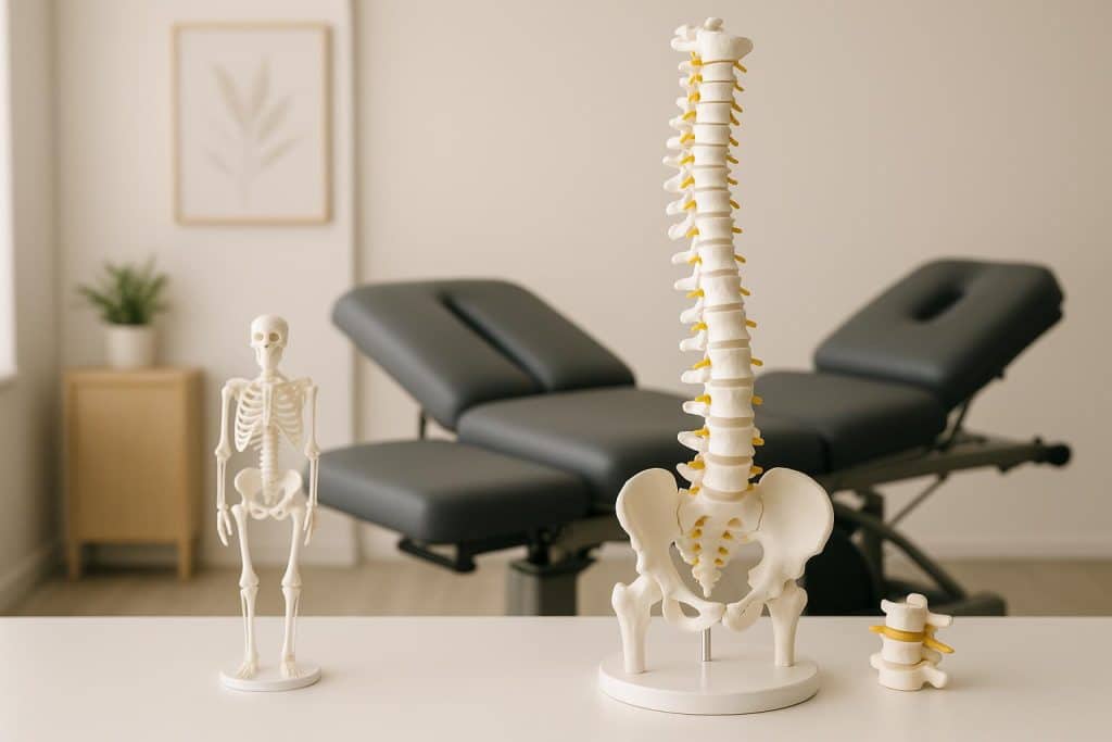 Modern chiropractic tools and spine care setup in a Lansing clinic for pain relief and comfort