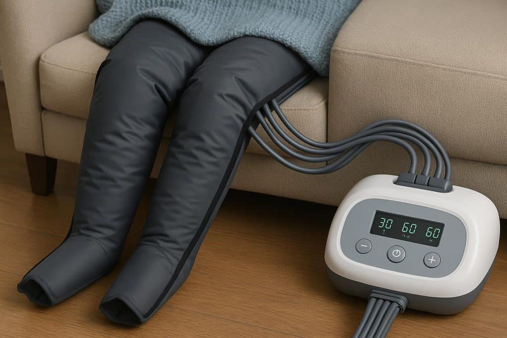 Compression Therapy Gave My Mom Her Life Back from Lymphedema Compression therapy stockings supporting lymphedema recovery and improved mobility