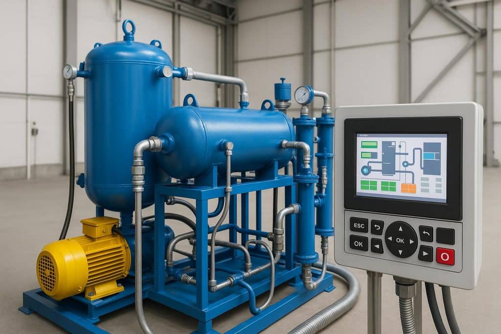 How PLC Technology Enhances the Performance of Modern Oil Purification Machines PLC system controlling advanced oil purification machine for improved industrial performance