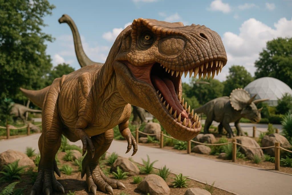 Animatronic Dinosaurs — The Attraction Upgrade Every Venue Type Can Leverage Lifelike animatronic dinosaurs displayed in an interactive exhibit for venue attraction upgrades