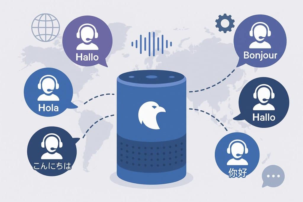 Murf Falcon multilingual voice agent enhancing global customer communication and interaction