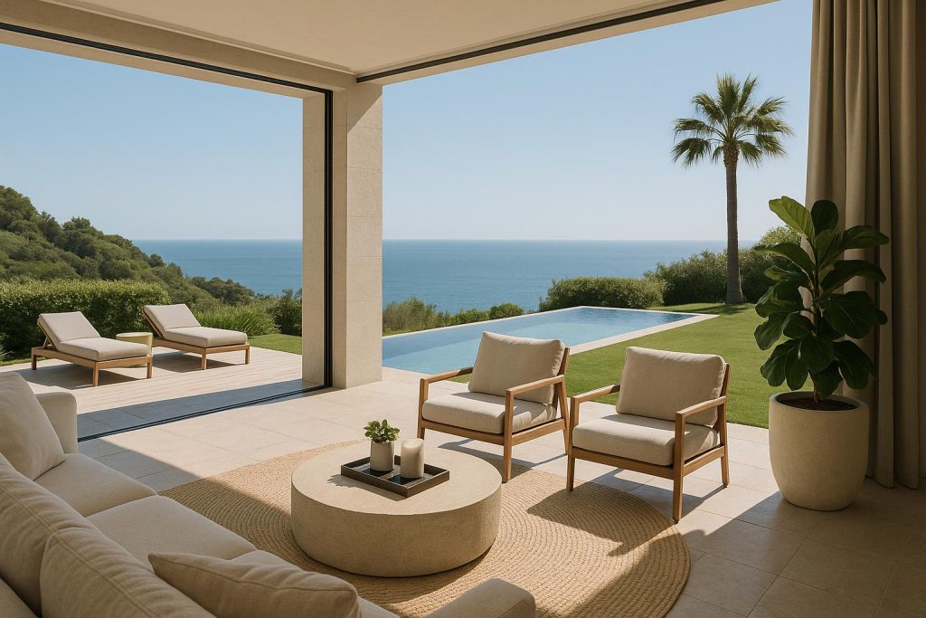 Elegant luxury rehab facility interior featuring comfortable furnishings and serene therapeutic setting