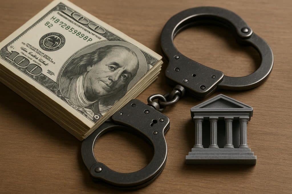 Cash Bond vs. Surety Bond: What Every Defendant and Family Should Know Gavel and legal documents illustrating differences between cash bond and surety bond in court cases